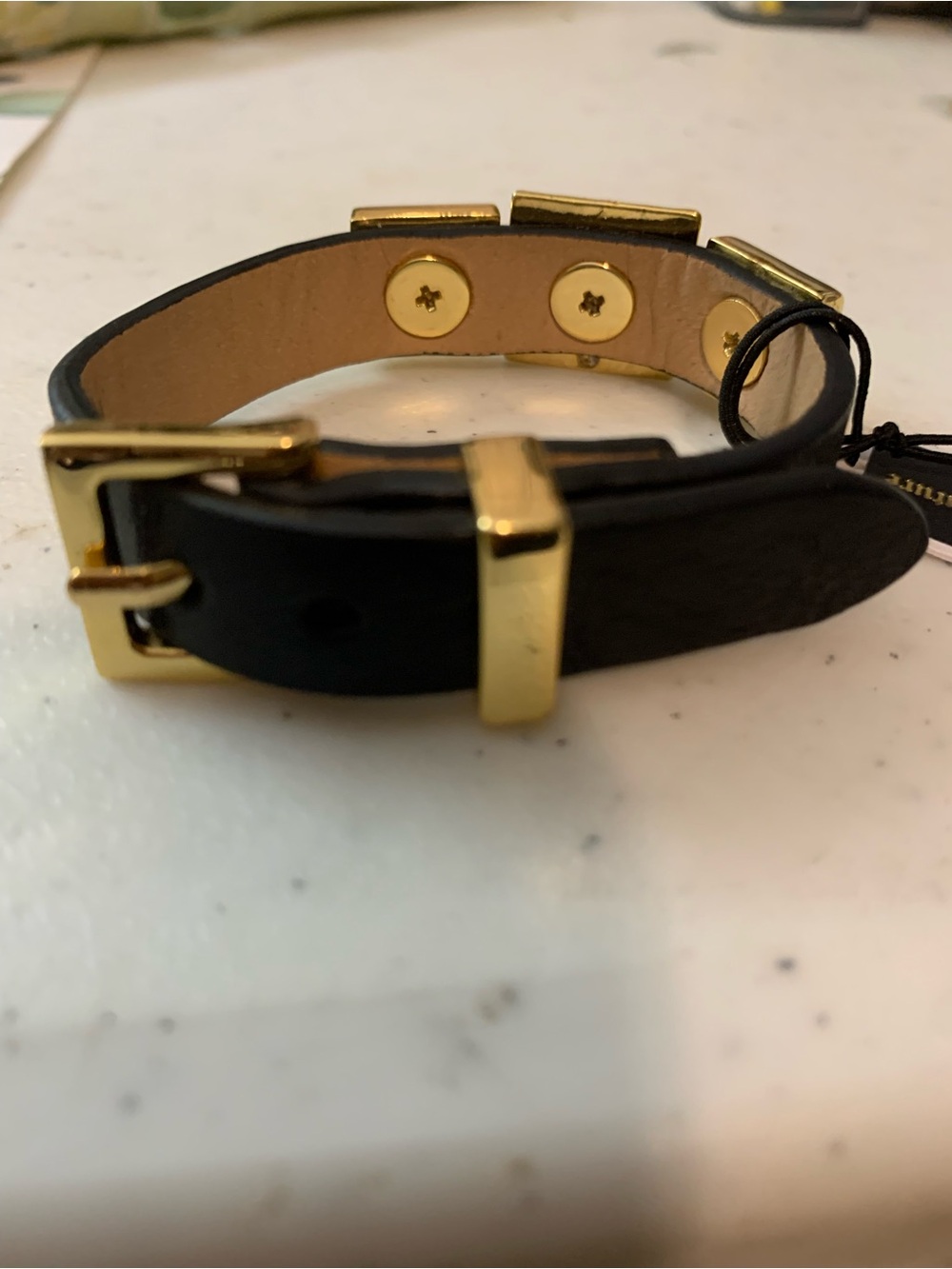 Juicy Couture Gold Crystal Pyramid Bracelet - Picture 2 of 4